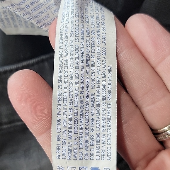 Forever 21 Size 26 Washed Black Distressed Skinny High Rise Jeans - Picture 9 of 14